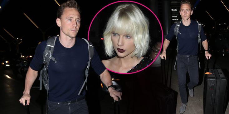 tom hiddleston leaving taylor swift home