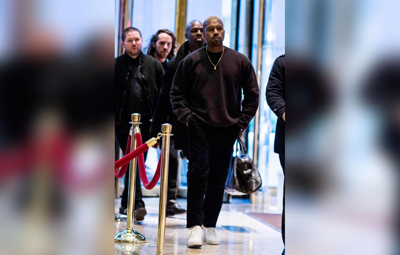 Kanye walking