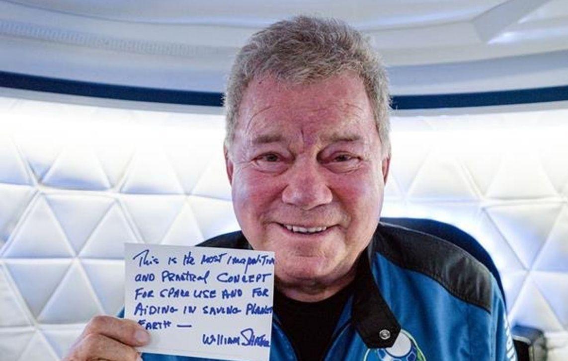 star trek william shatner nervous frightened oldest person in space