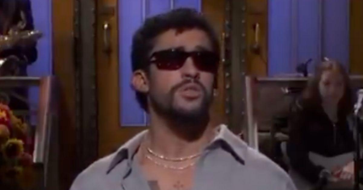 photo of Bad Bunny. 