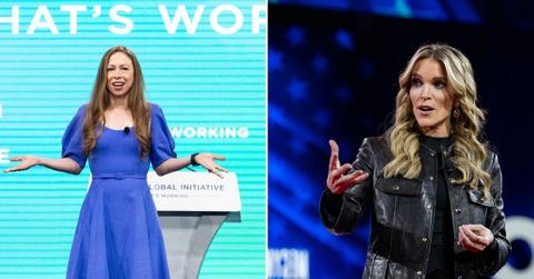 Composite photo of Chelsea Clinton and Megyn Kelly