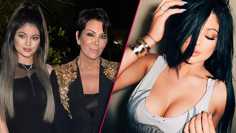 Kylie jenner breast implants kris jenner approved (1)