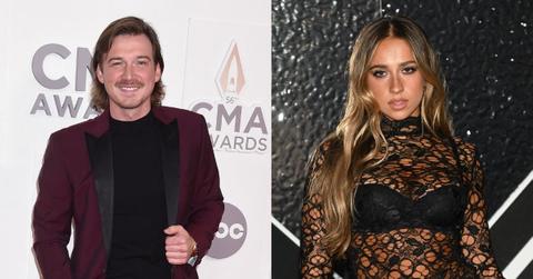 Composite photos of Morgan Wallen and Tate McRae