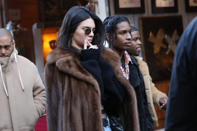 A$AP Rocky Milan with Kendall Jenner February 22, 2017 – Star Style Man