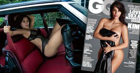 Kim Kardashian Naked Weight Loss GQ Magazine Cover