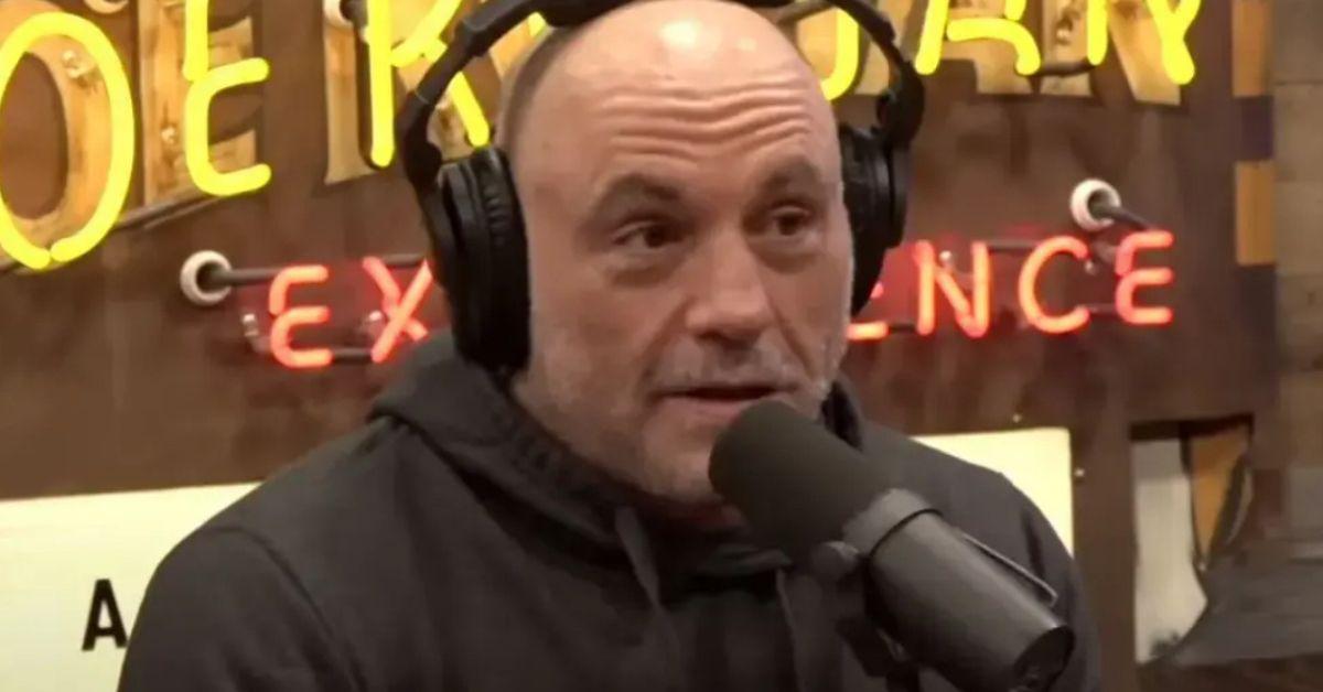 image of Joe Rogan asked Gavin Newsom if he had 'remorse' for Big Pharma's influence on the COVID-19 vaccine.