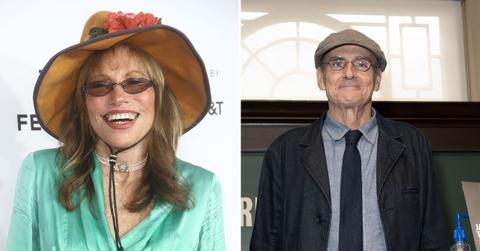Split photo of Carly Simon & James Taylor