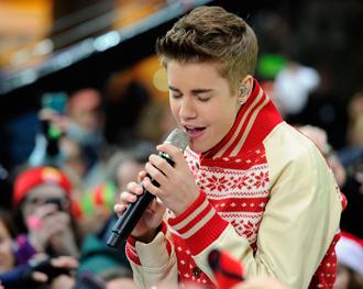 Christmas song store justin bieber