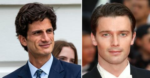 Photo of Jack Schlossberg; picture of Patrick Schwarzenegger.