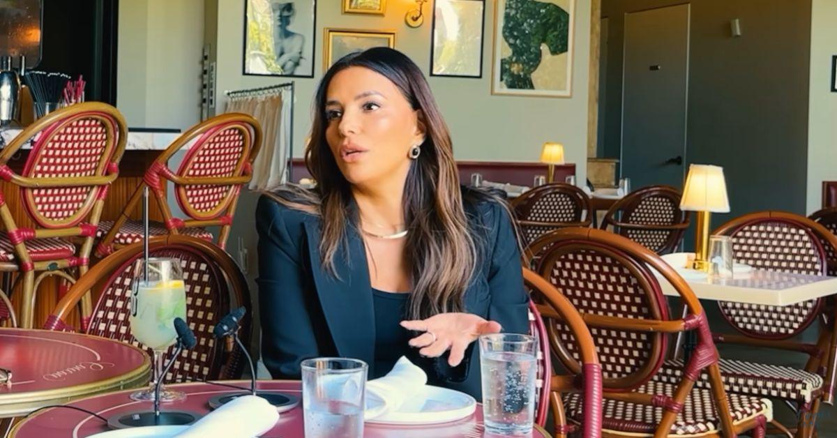 image of Eva Longoria revealed Sofía Vergara insisted on sitting in the middle of a Paris restaurant so she could 'find a husband.'