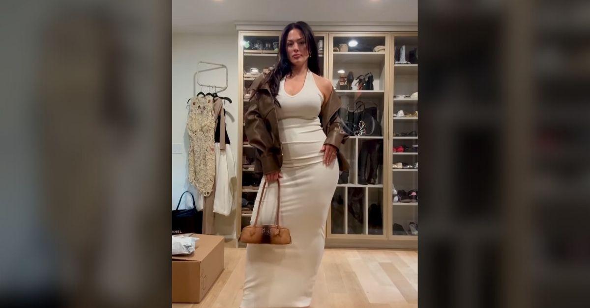 Photo of Ashley Graham modeled elements of her new line at JCPenney.