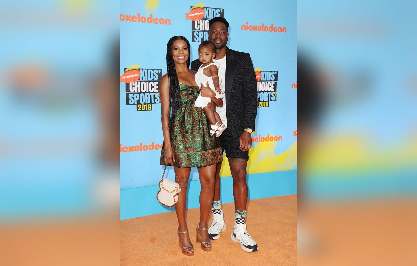 Dwyane Wade and Gabrielle Union At 2019 Nickelodeon Kids` Choice Sports Awards