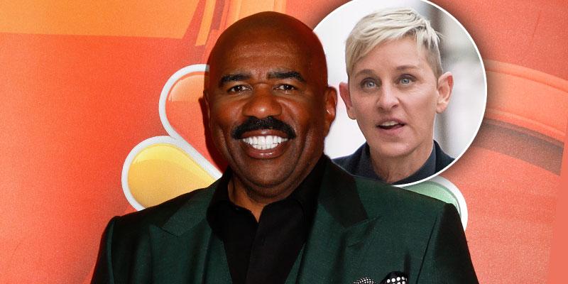 [Steve Harvey] Calls [Ellen DeGeneres] 'One Of The Kindest People' Amid Show Scandal