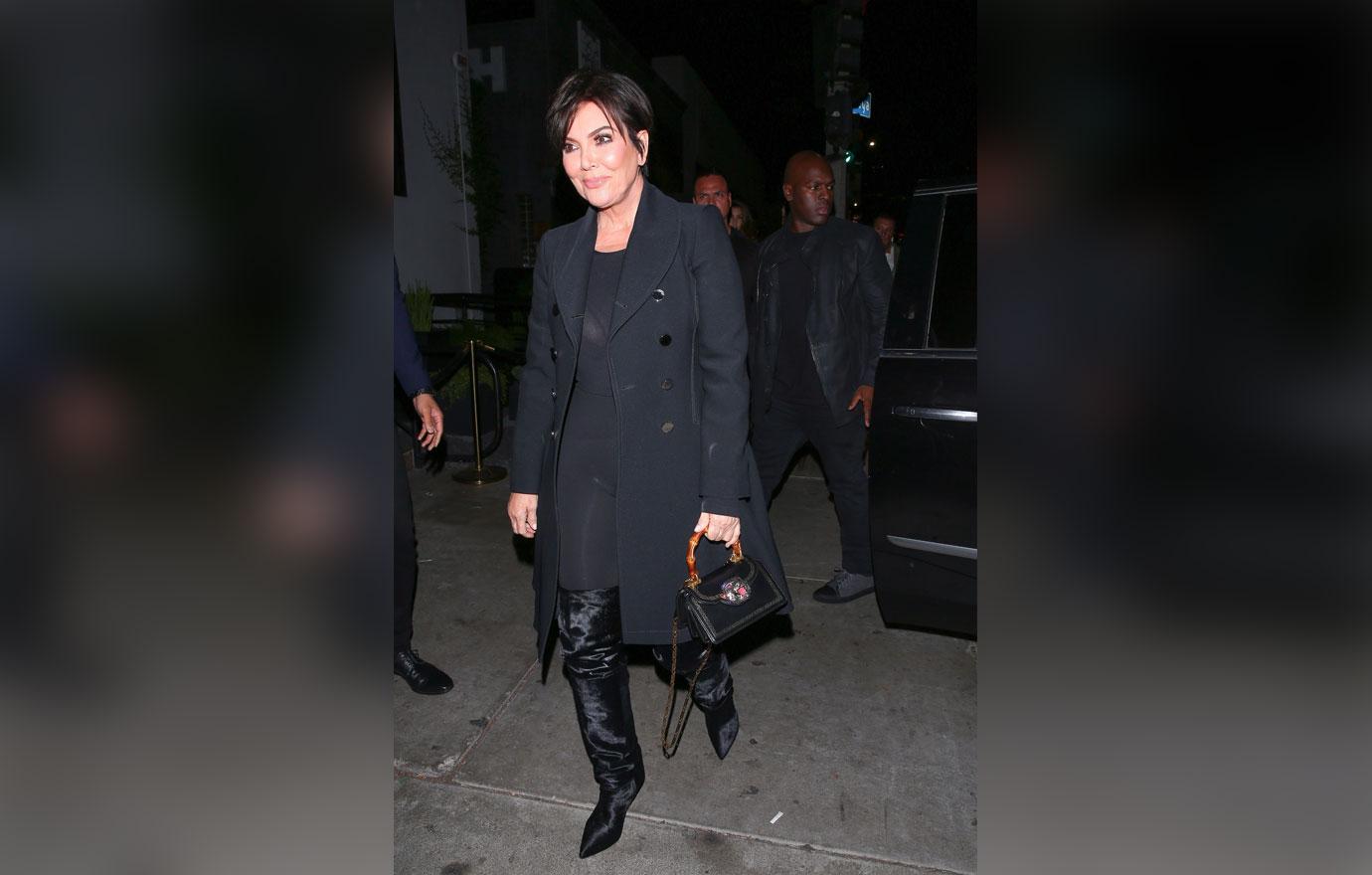 Corey Gamble and Kris Jenner at Petite Taqueria for Kendall&#8217;s 22nd birthday