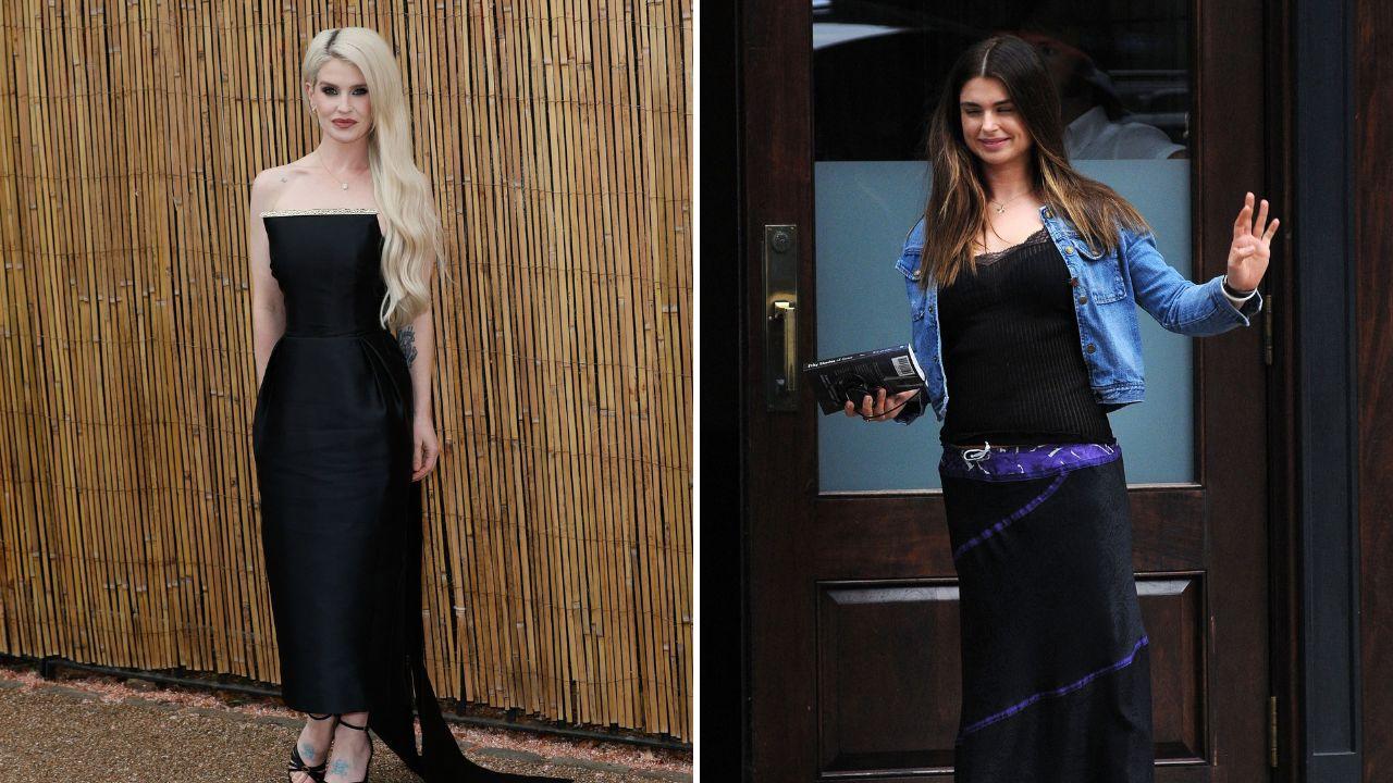 Split Image of Kelly Osbourne and Her Sister Aimee Osbourne