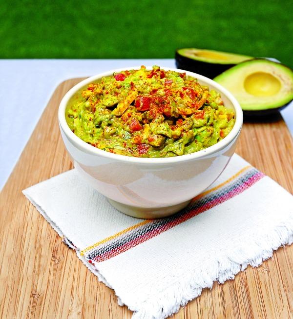 Chrissy Teigen's easy, cheesy guacamole