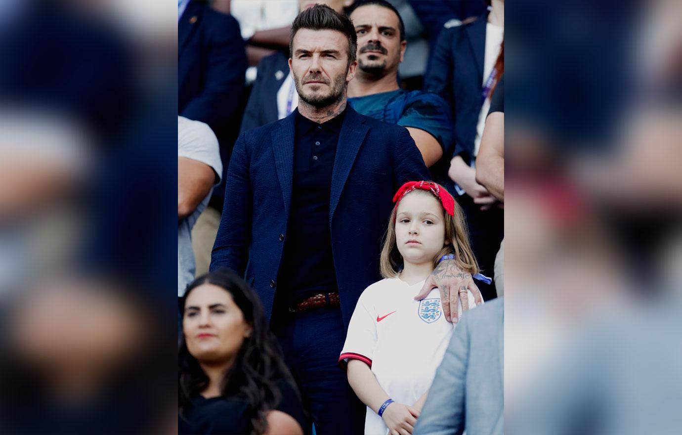 David Beckham & daughter Harper