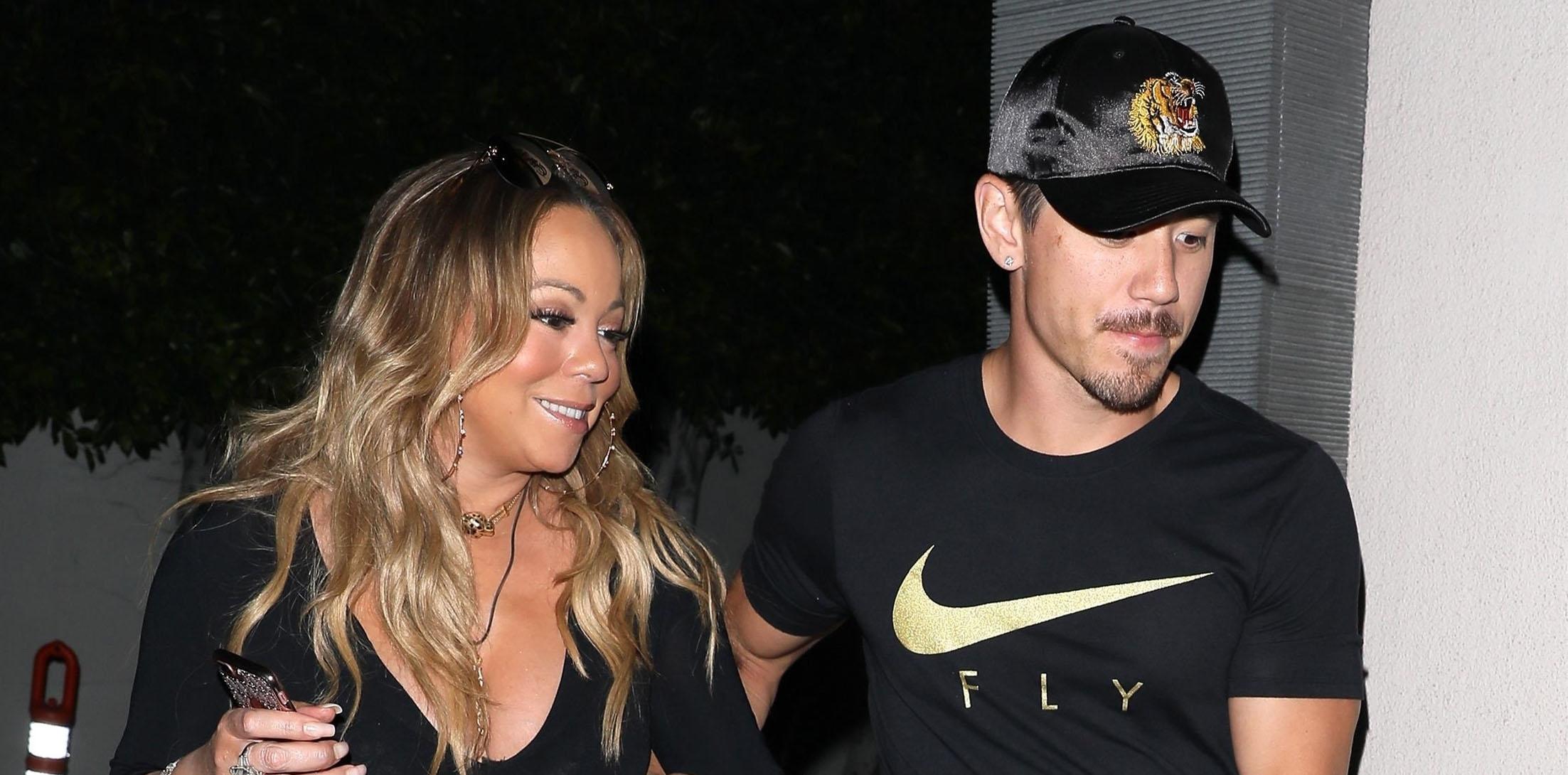 *EXCLUSIVE* Mariah Carey and Bryan Tanaka grab dinner together at Nobu