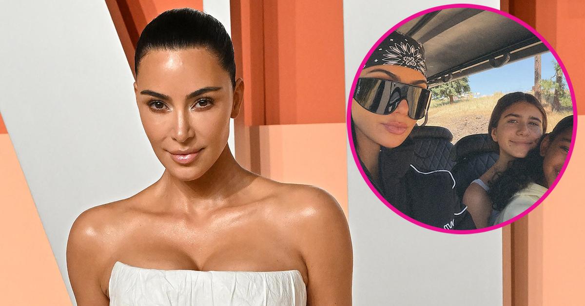 Bikini-Clad Kim Kardashian Poses on Paddleboard in Rare Photo With Niece Penelope Disick: 'Lakemaxxing'