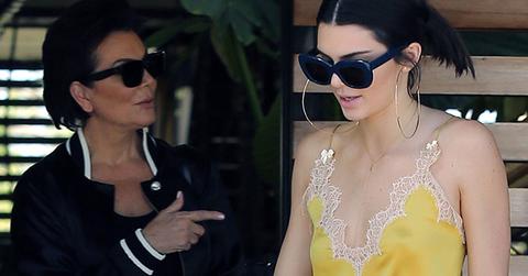 Kris Jenner, Kendall Jenner, And Kourtney Kardashian Filming In Thousand Oaks