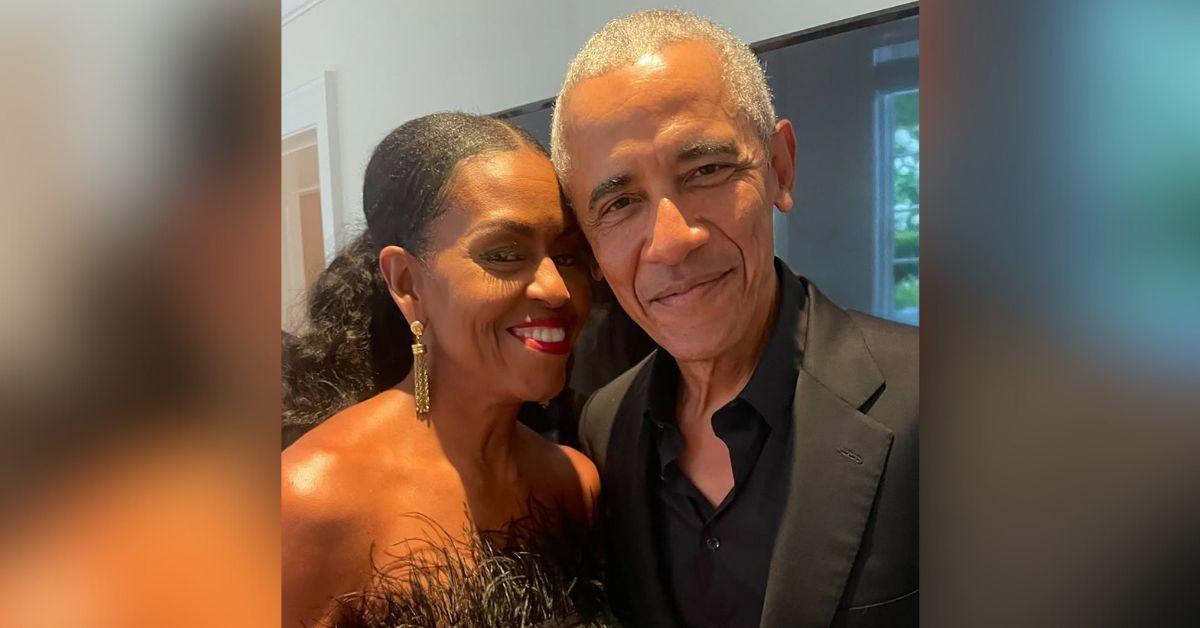 image of Michelle Obama said that state dinners used to serve as their date nights.