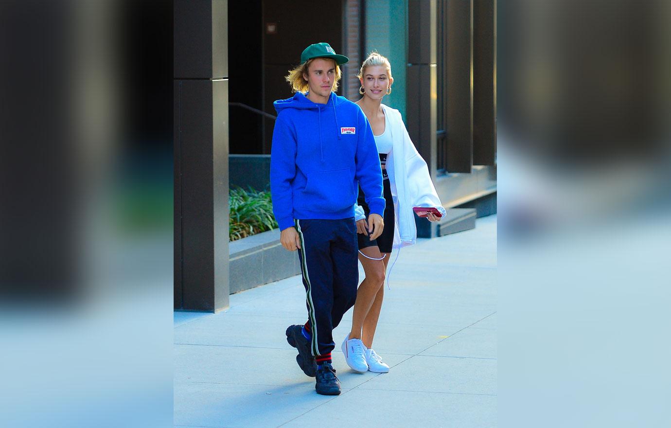 Justin Bieber and Hailey Baldwin are all smiles as they go for romantic walk in Brooklyn