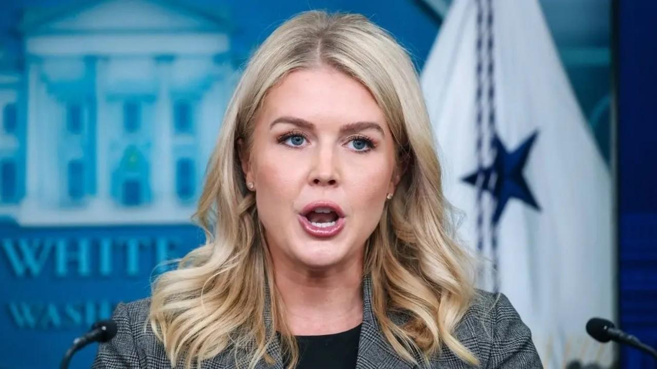 photo of 'We have steady progress under President Trump right now,' Karoline Leavitt insisted.