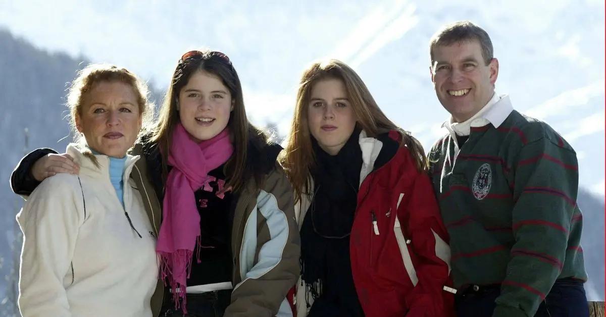 Image of Prince Andrew and Sarah Ferguson share two daughters, Princess Eugenie and Princess Beatrice.