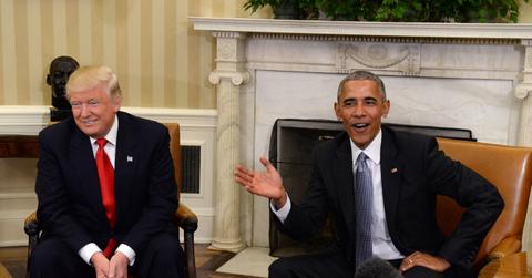 donald trump sarcastic obama president