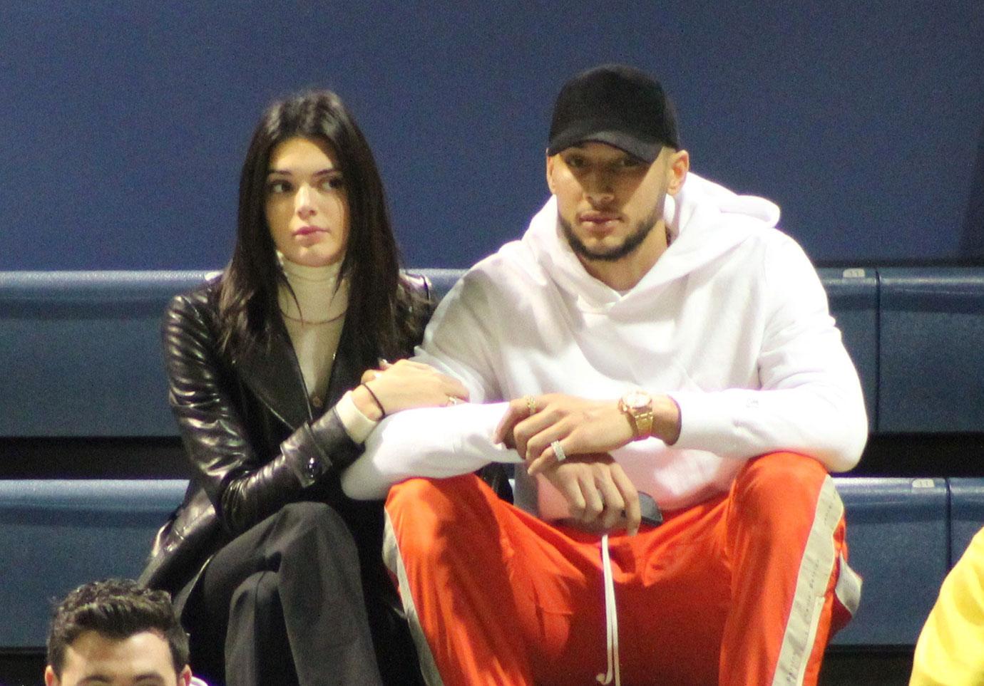 EXCLUSIVE: Kendall Jenner and Ben Simmons turn up at a university basketball game in Philadelphia