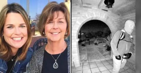 image split of Savannah Guthrie and Nancy and suspect