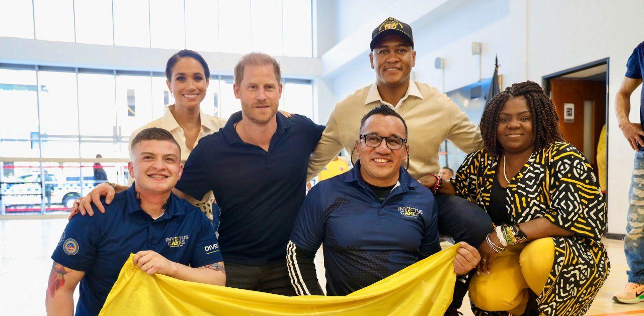 prince harry meghan markle colombia trip dig royal family