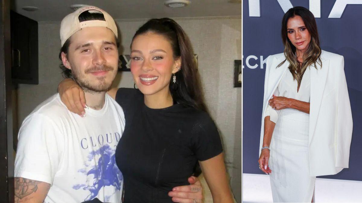 Composite photo of Brooklyn Beckham, Nicola Peltz and Victoria Beckham