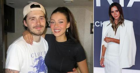 Composite photo of Brooklyn Beckham, Nicola Peltz and Victoria Beckham