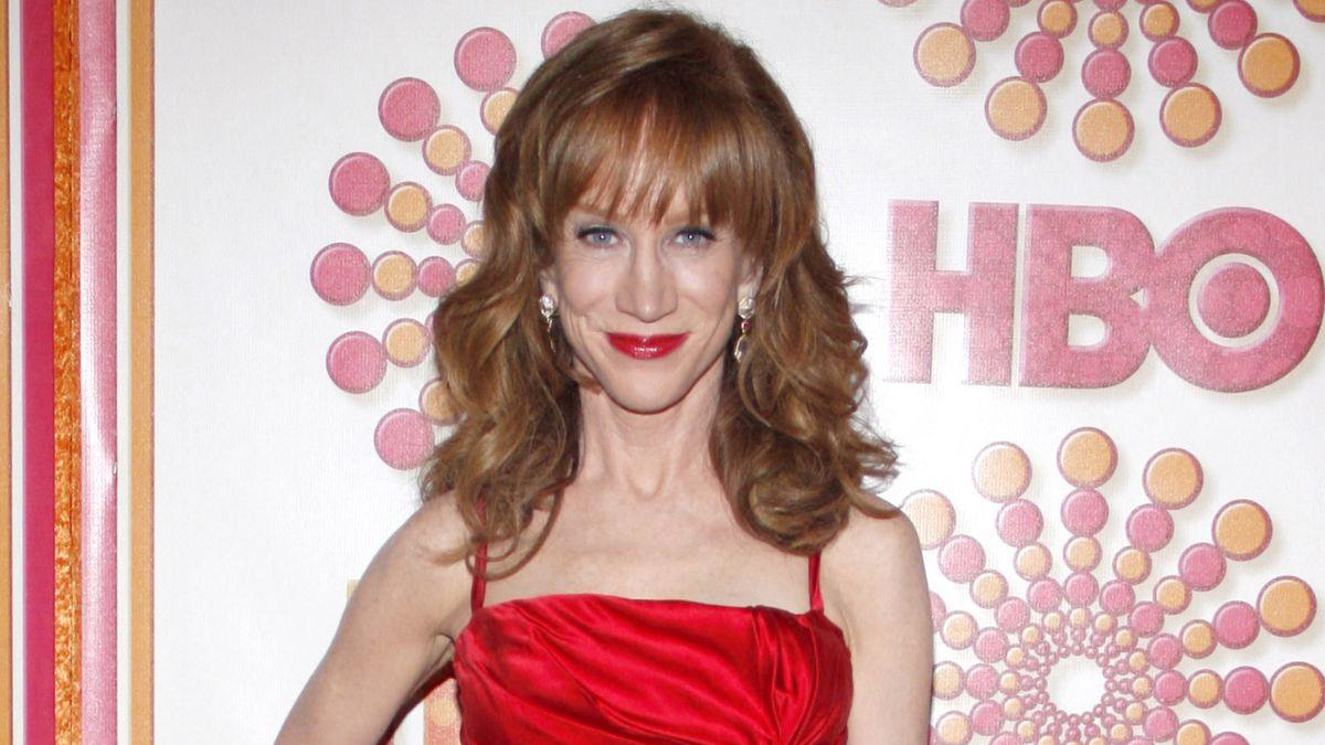 Photo of Kathy Griffin was involved in 'No Kings' protests in October 2025.