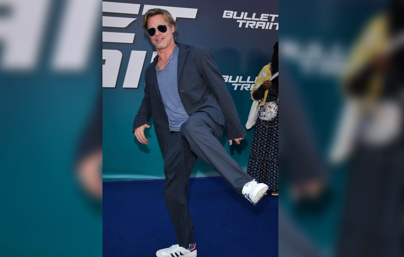 Brad Pitt: Fashion Fantastic on the Bullet Train Red Carpet - Golden Globes