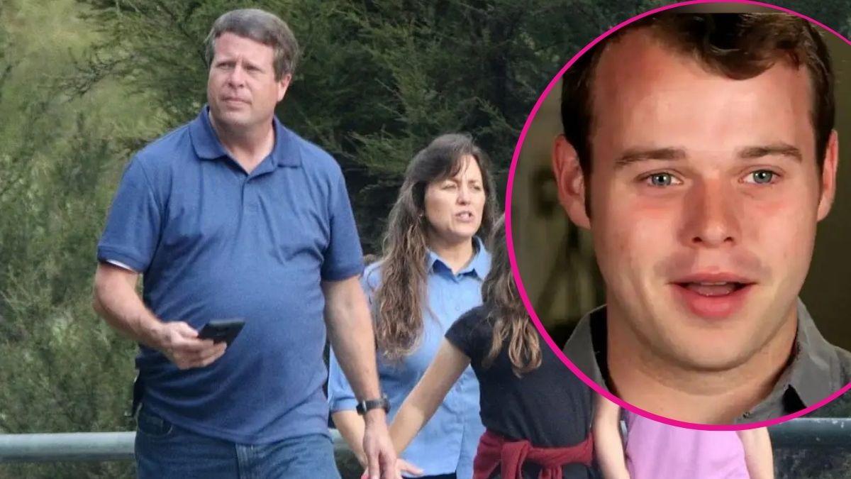 image of Jim bob and Michelle Duggar, inset of Joseph