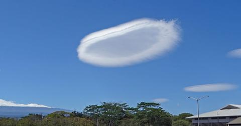 Photo of a UFO-like formation