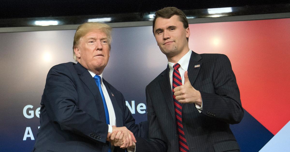 Image of Donald Trump called Charlie Kirk's death a 'dark moment' in American history.