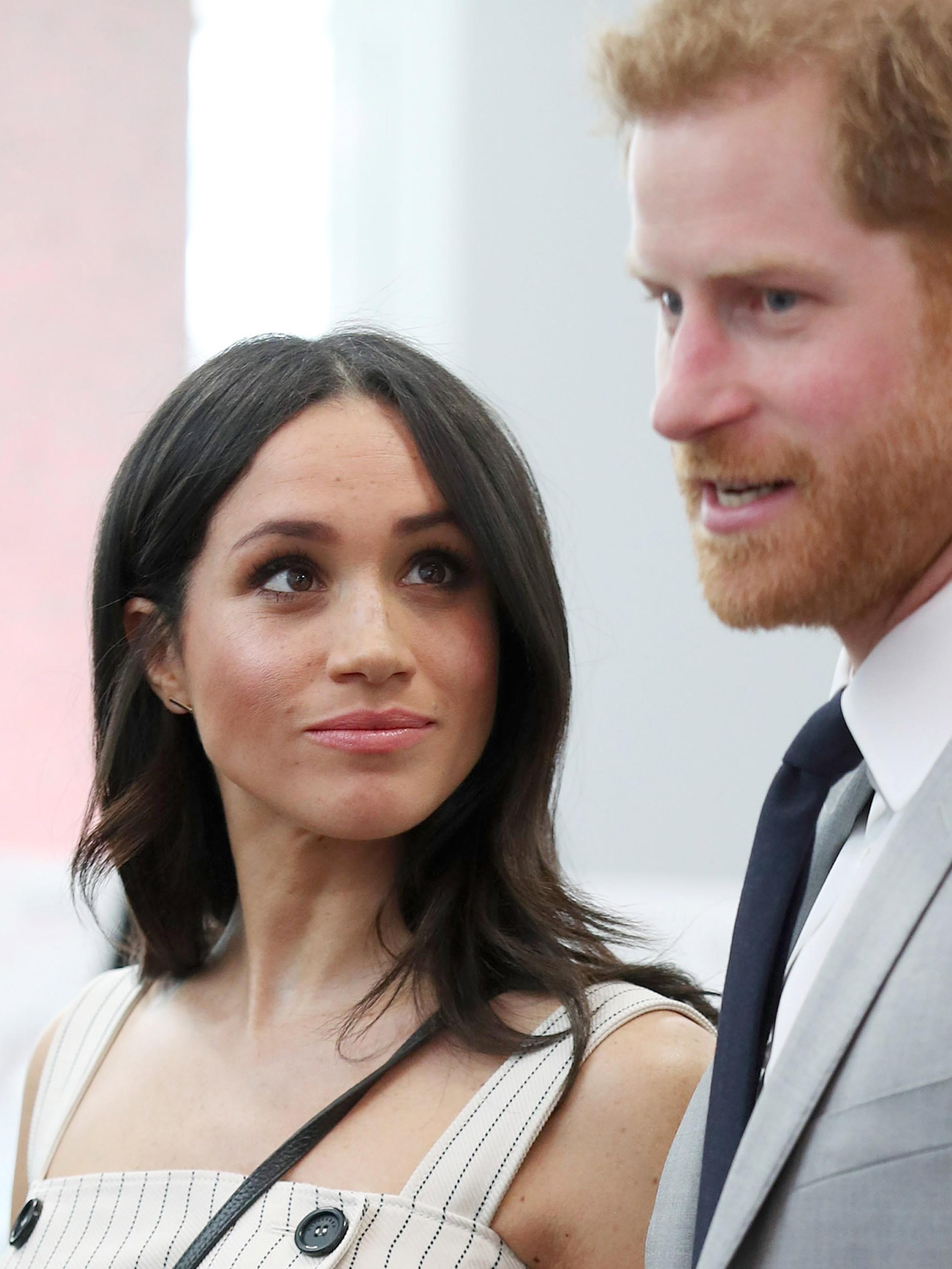 Prince Harry and Meghan Markle attend a Commonwealth Youth Forum Reception