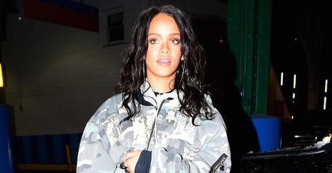 EXCLUSIVE: Rihanna gets a piggyback from her bodyguard to avoid stepping in a snow pile