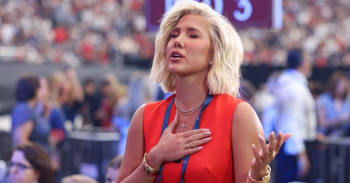 image of Savannah Chrisley defended Donald Trump during a discussion.