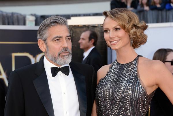 George Clooney and Stacy Kiebler