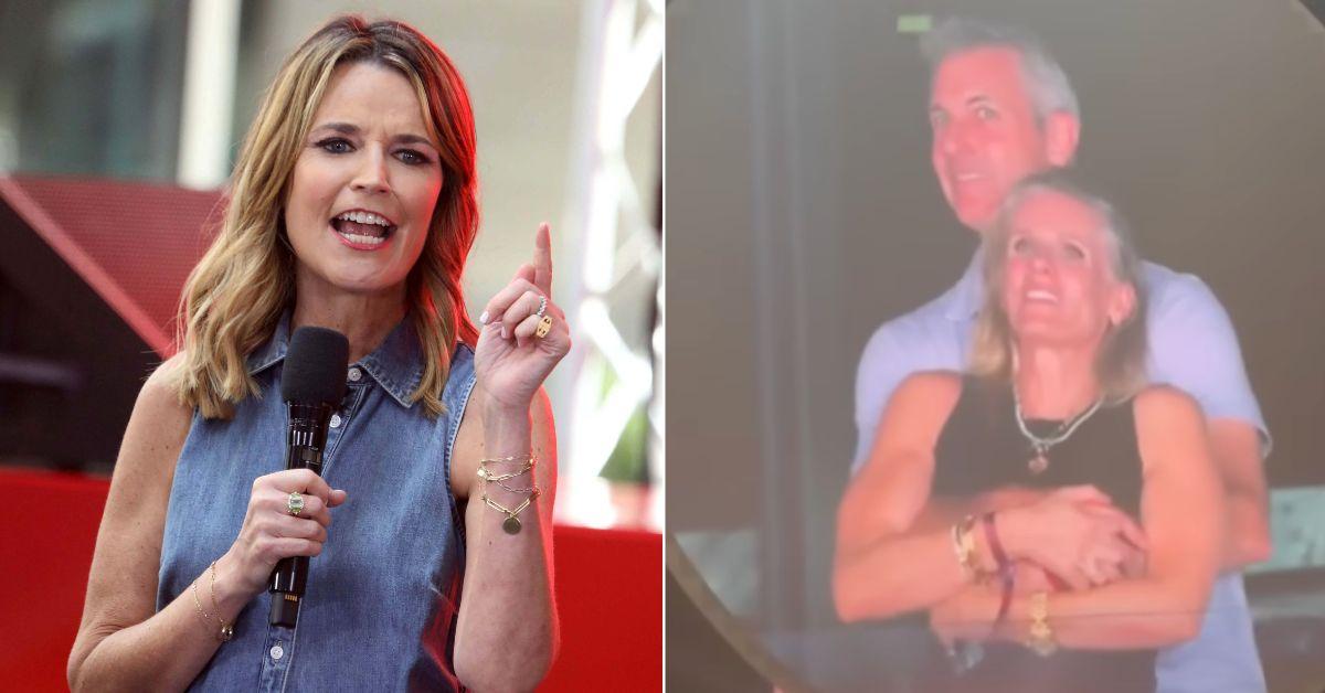 Photo of Andy Byron, Kristin Cabot and Savannah Guthrie