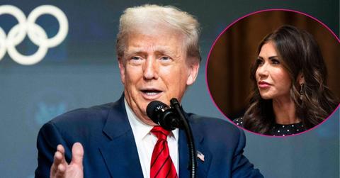 photo of Donald Trump and Kristi Noem