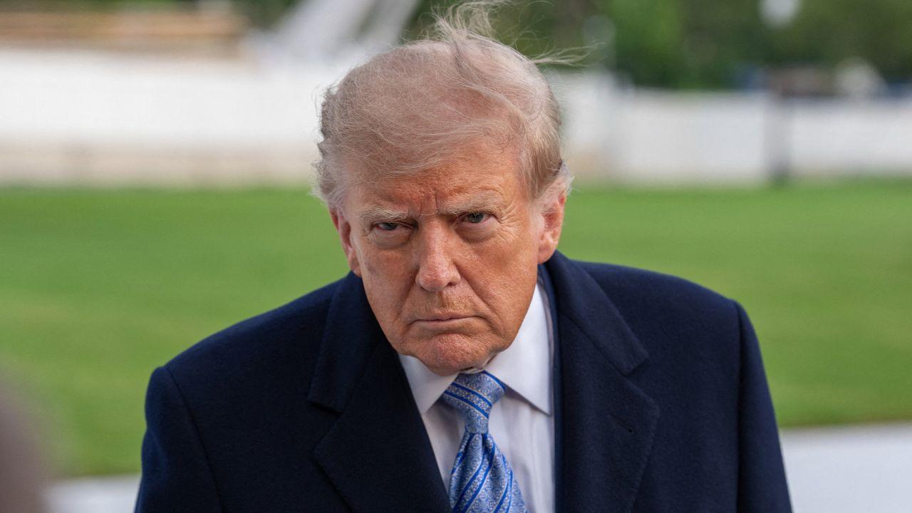 Image of Donald Trump insisted that CNN journalist Kaitlan Collins should not be there to cover him.