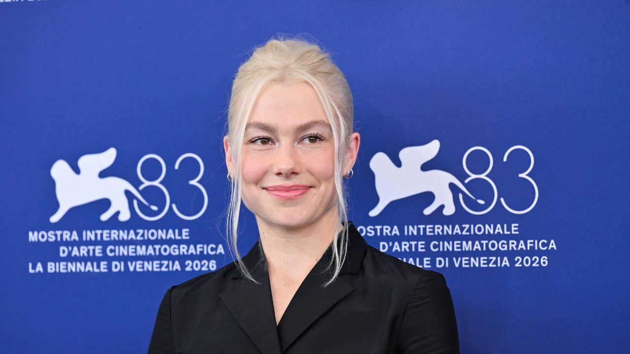 image of Phoebe Bridgers at the Venice Film Festival. 