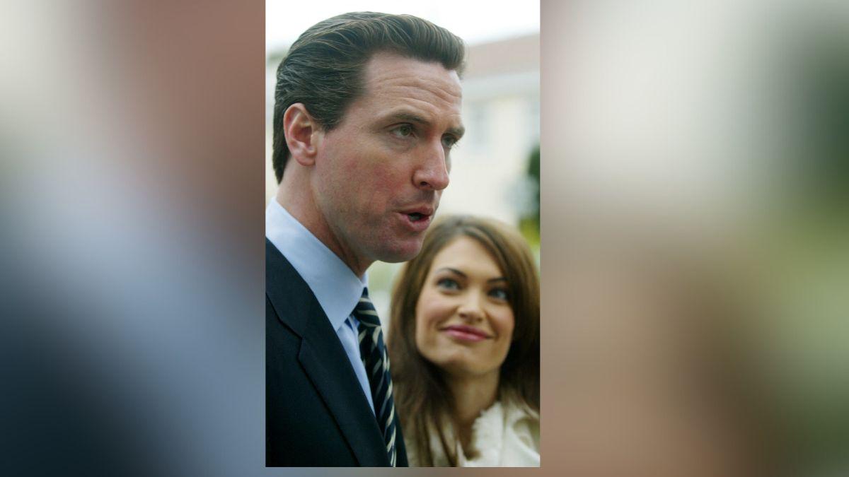 Image of Gavin Newsom and Kimberly Guilfoyle tied the knot in 2001 and finalized their divorce in 2006.