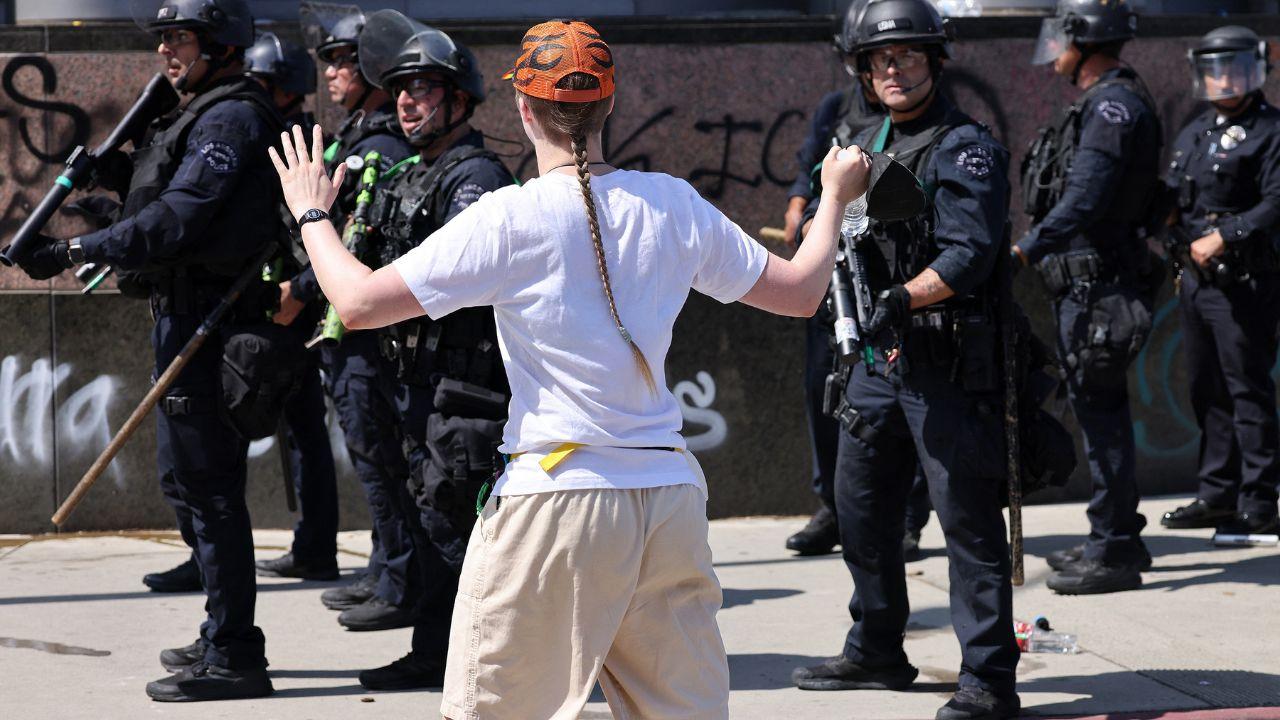 Photo of The film makes a mockery of ICE protestors.