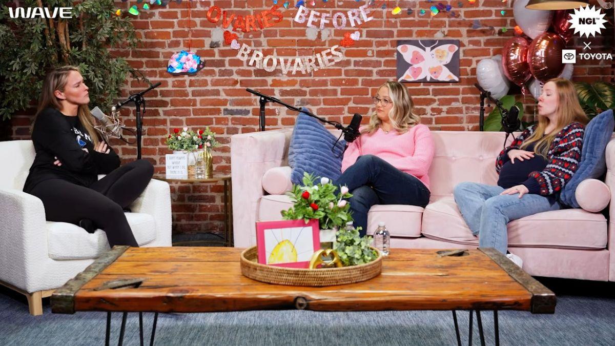 Photo of Kylie Kelce shares four children with Jason Kelce.